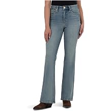KUT from the Kloth Ana High-Rise Fab Ab Flare-Baby All Over- Corduroy