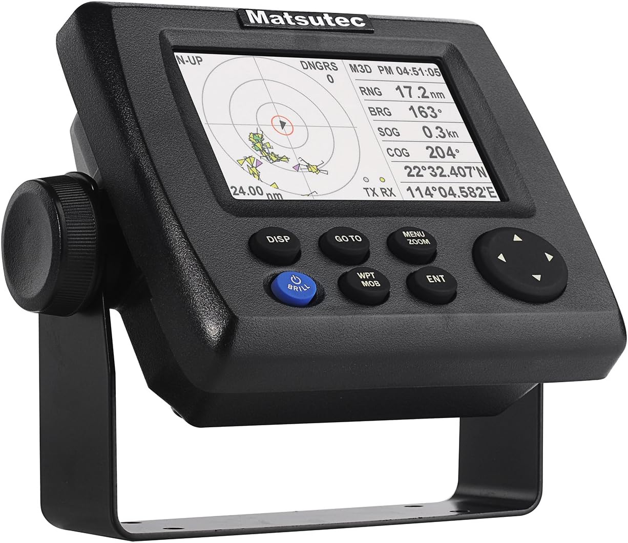 HP-33A 4.3 inch LCD Class B AIS Transponder Combo High Marine GPS Navigator