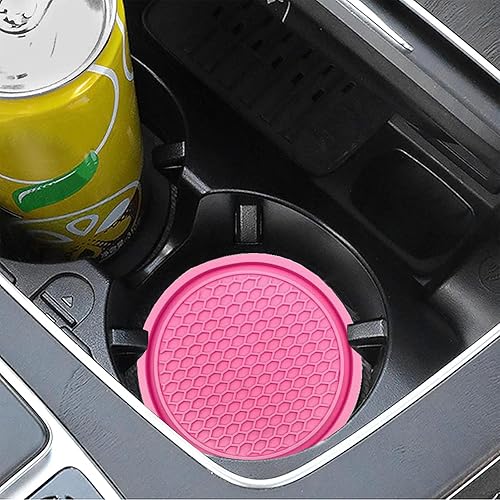 Miniatura 4 de Portavasos de automóvil para portavasos de automóvil, 4 unidades, antideslizante, inserto universal para bebidas para automóvil para mujeres y