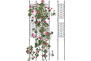 NiHome 6-Pack 50-Inch Garden Trellises: Climbing Support for Outdoor Plants