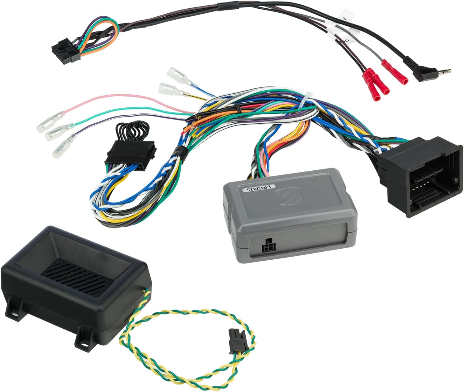 Scosche LPGM15 Link+ Factory Stereo Replacement Interface Adapter, Compatible with Select 2010-2017 GM Vehicles, Car Radio Data-Bus Wiring Harness, Retain Steering Wheel Control & OEM Display