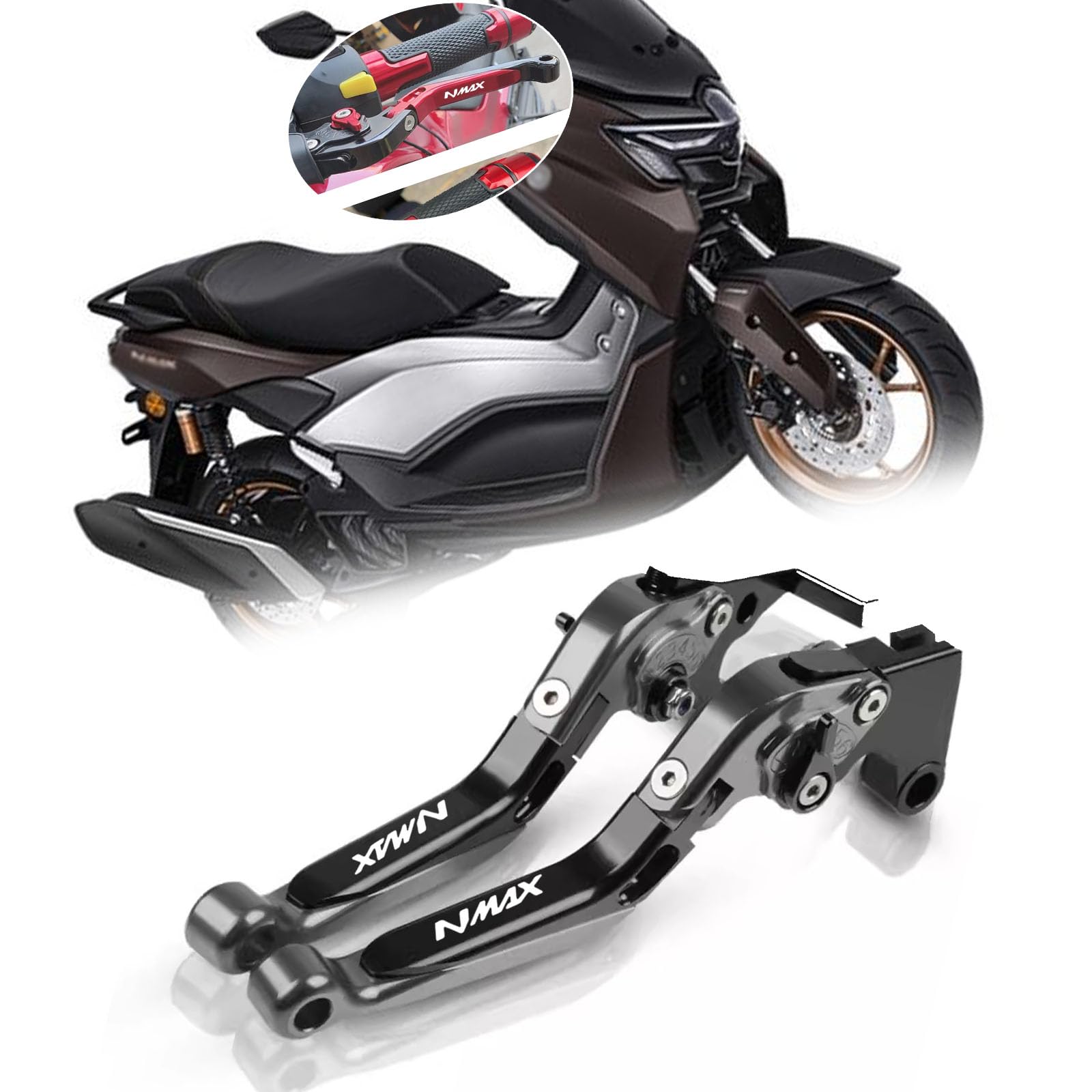 Amazon.co.jp: XIAXIA For NMAX 155 NMAX 125 2026 2025 対応 調節可能