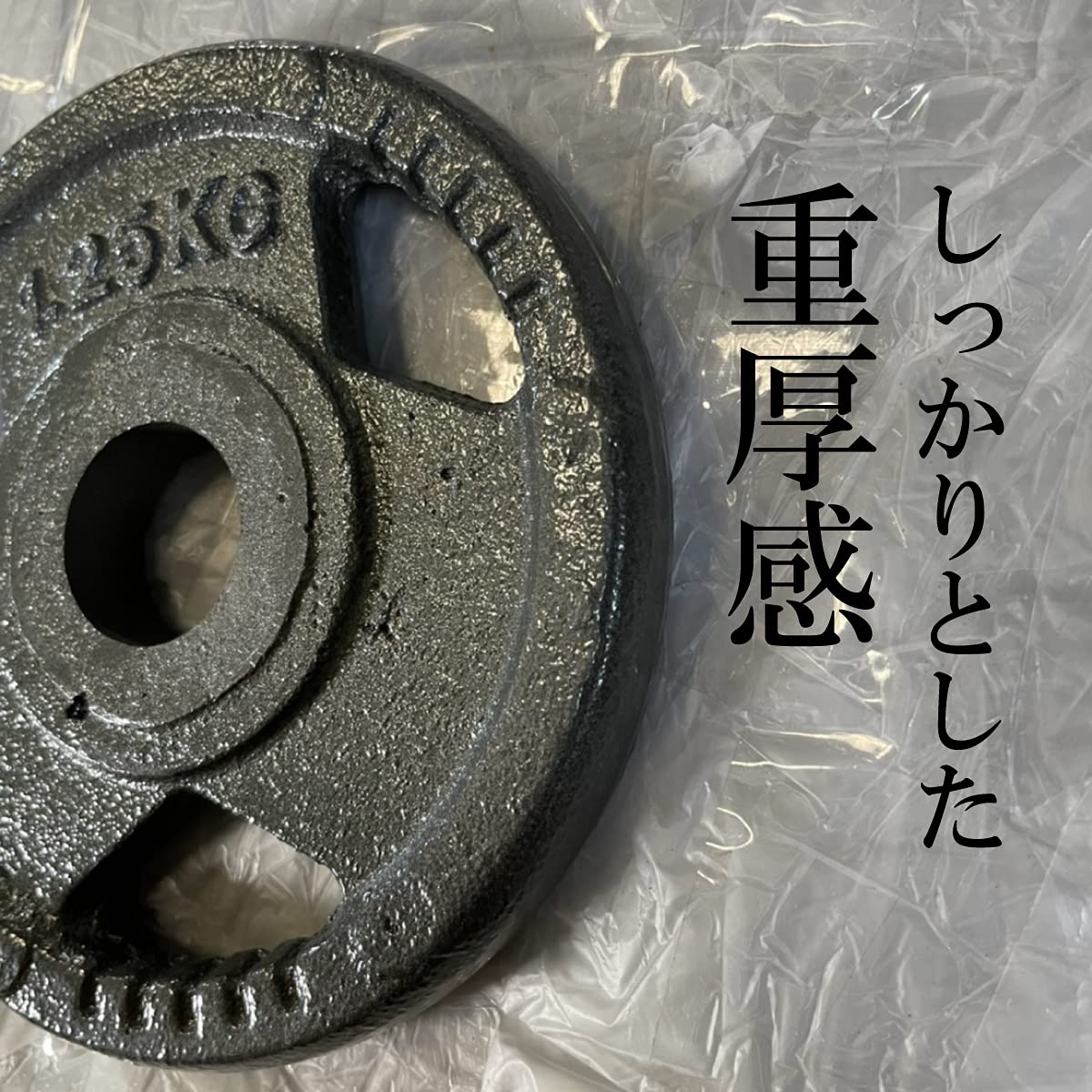 Amazon | Φ29mm 3グリップ アイアンプレートBタイプ (1.25kg×2枚