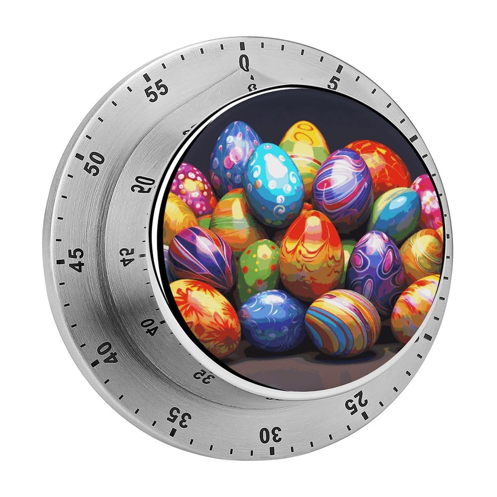 Easter Eggs Timer Desk Productivity Teacher Supplies Kitchen Magnetic Countdown Mechanical Timer for Cooking, Egg, Teacher, Exercise, Oven.
