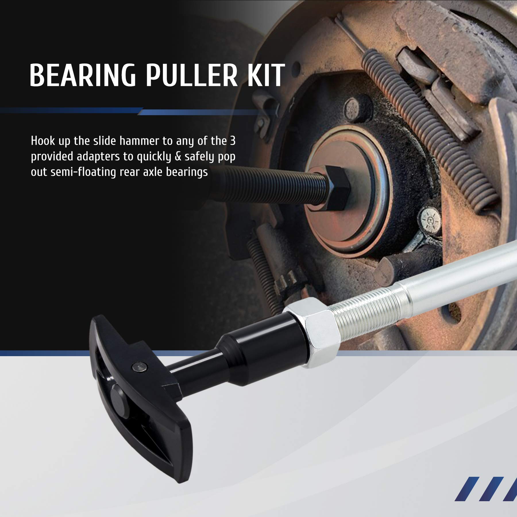 Buy Orion Motor Tech Rear Axle Bearing Puller Tool Kit and Slide Hammer
