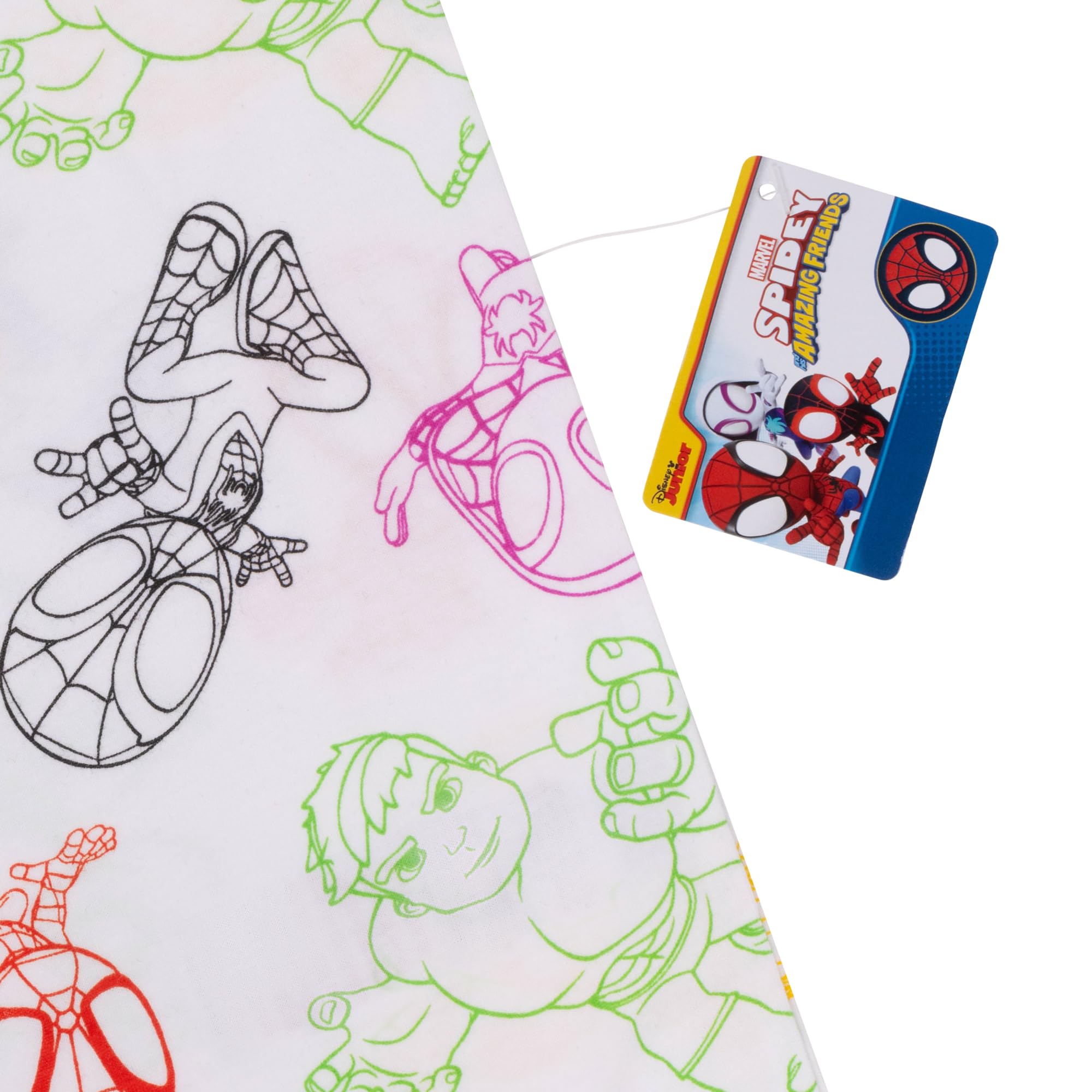 Spidey & Friends/Spiderman - Confezione da 3 Magliette a Maniche Corte in 100% Cotone, per Ragazzi