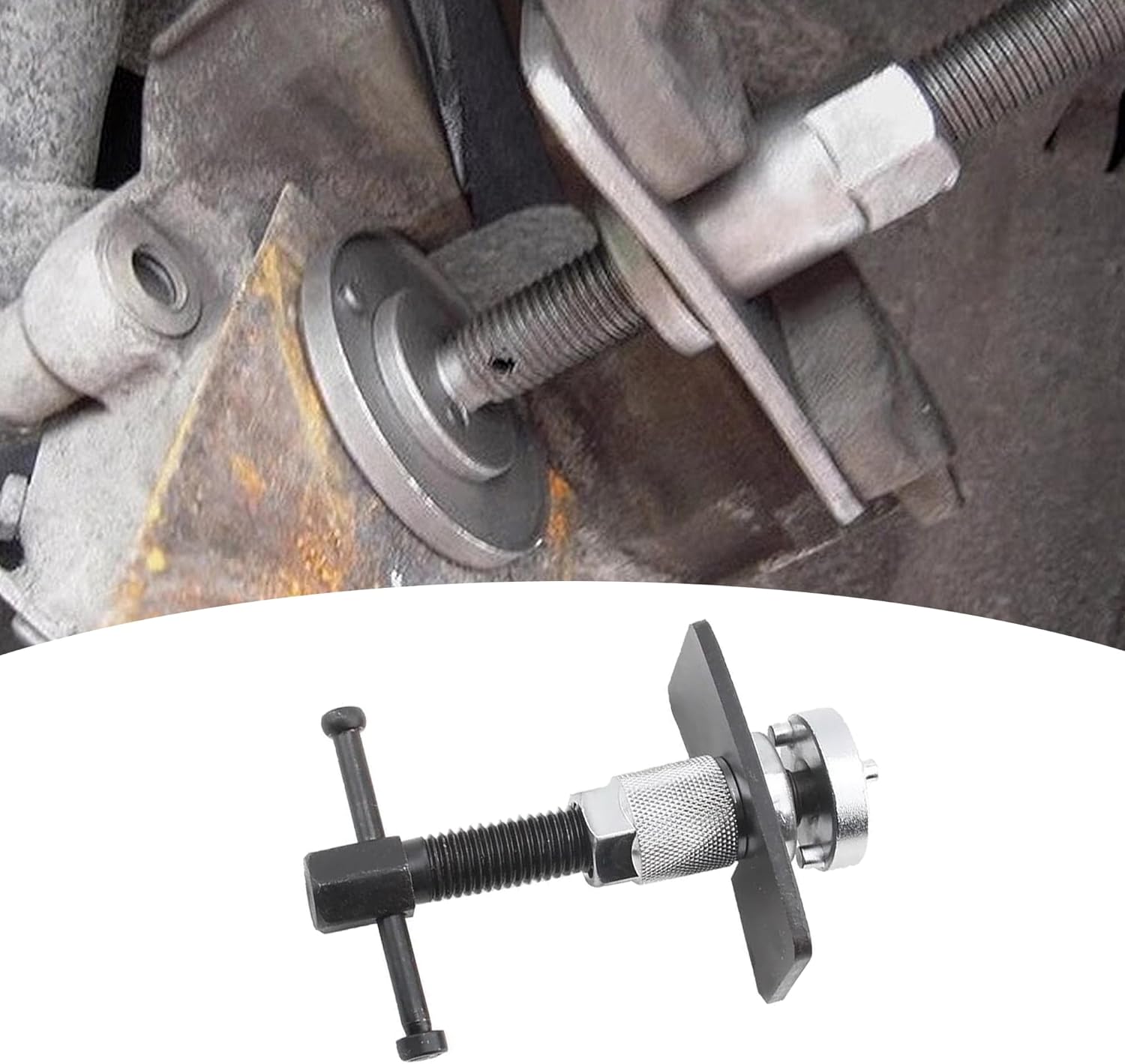 Tioollev Brake Piston Wind Back Tool – 3‑Piece Caliper Rewind Set