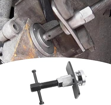 Car Brake Piston Wind Back Tool, 3pcs/Set Brake Caliper Piston Rewind Tool, Auto Rear Brake Pad Wind Back Tool, Brake Caliper Wind Back Tool for Replacement of Rear Brake Pad Black