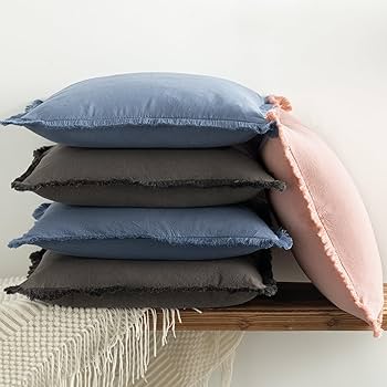 Amazon.com: ZWJD Pillow Covers 24x24 Set of 2 Dusty Pink