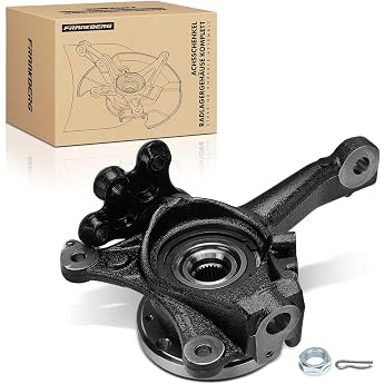 Frankberg Wheel Bearing Housing Complete Front Axle Left Compatible with C5 III RD C5 III Break RW C6 TD 407 6D 407 Coupe 6C 407 SW 6D 6E 508 I 8D 508 SW I 8E Replace# 330780