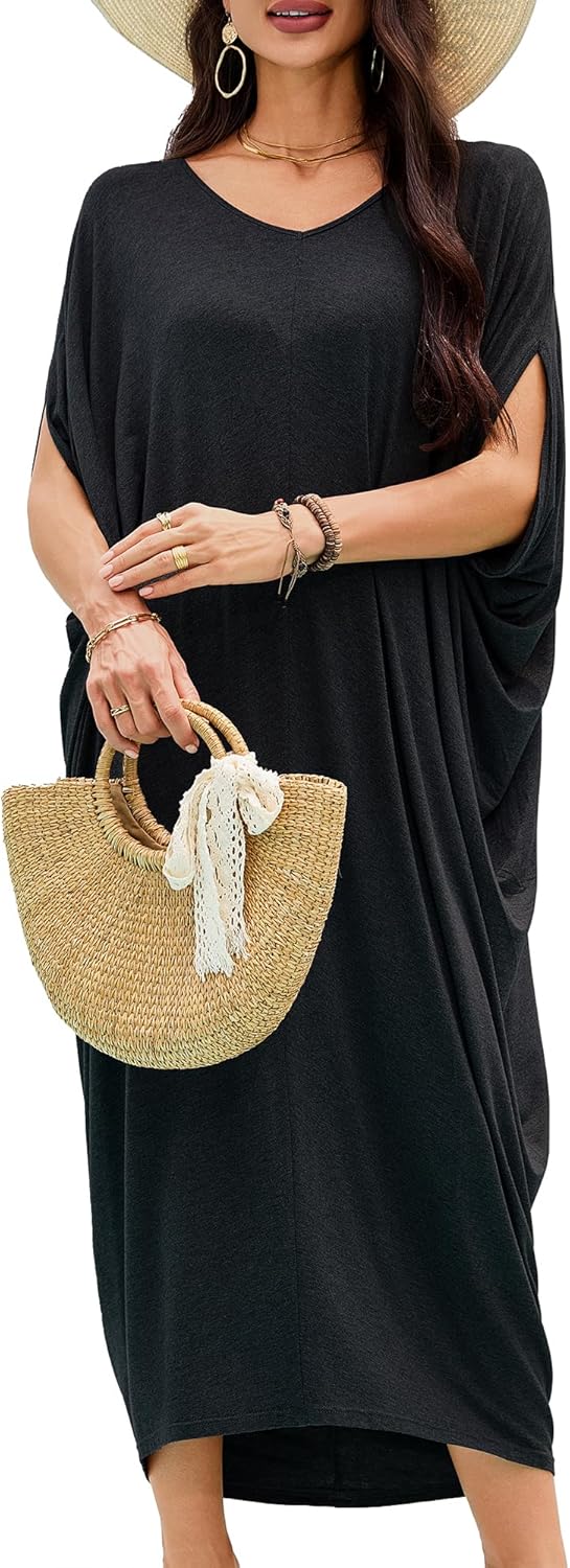 Bsubseach Kaftan Dresses for Women Plus Size Bathing Suit Cover up