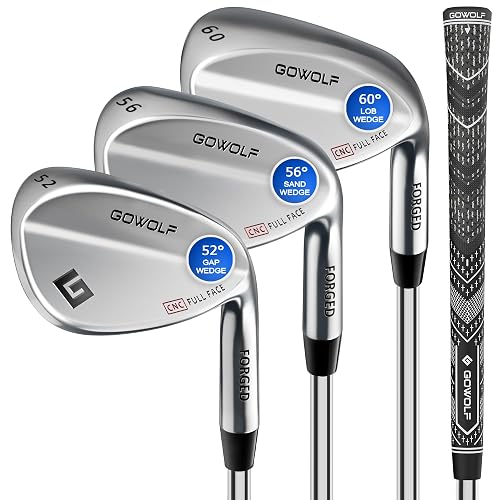 Gowolf Forged Golf Wedges 50/52/54/56/58/60/69 Degree Single or Sets for