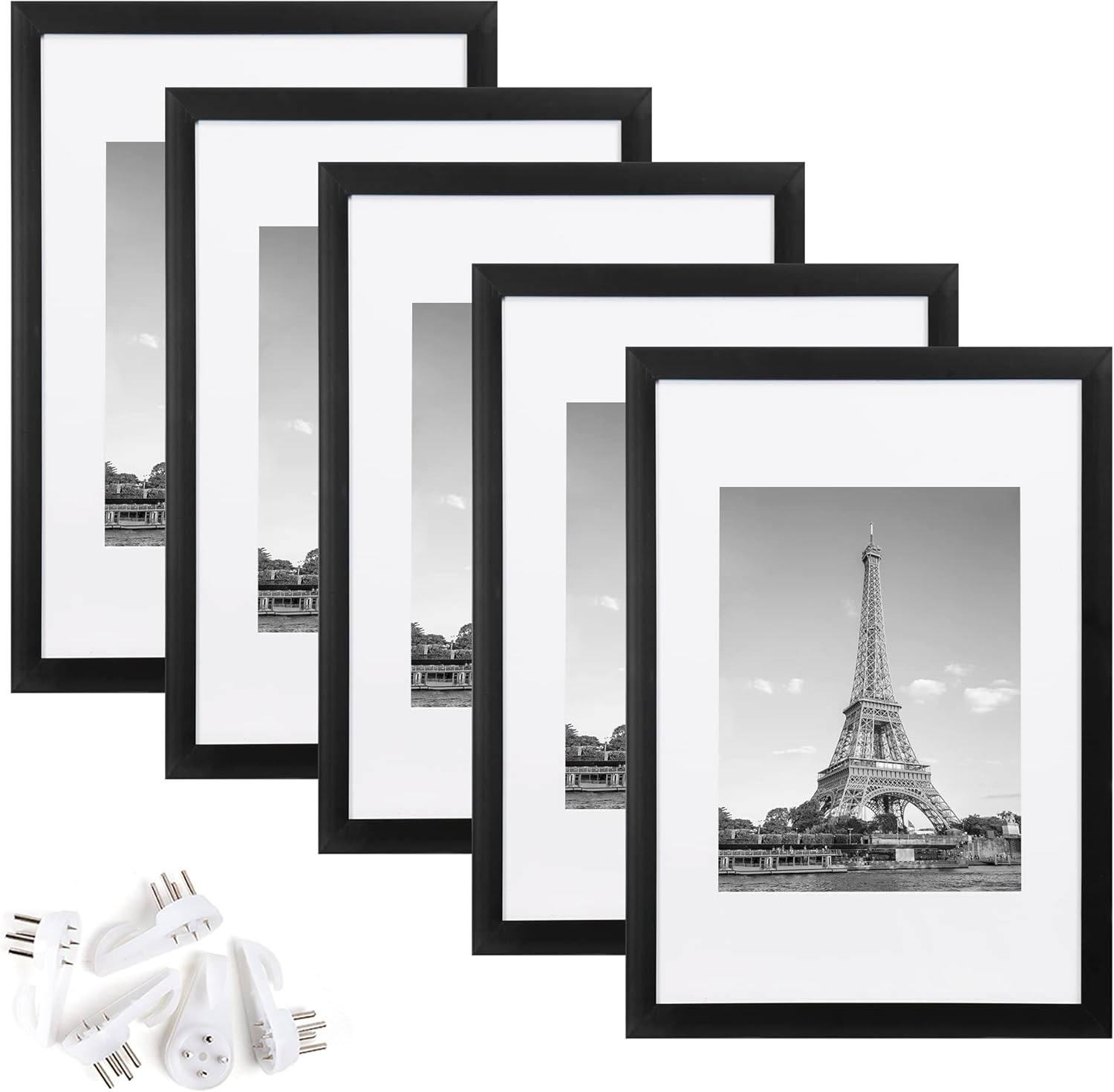 upsimples 11x14 Picture Frame Set of 3 Bundle with 8x12 Picture Frame Set of 5