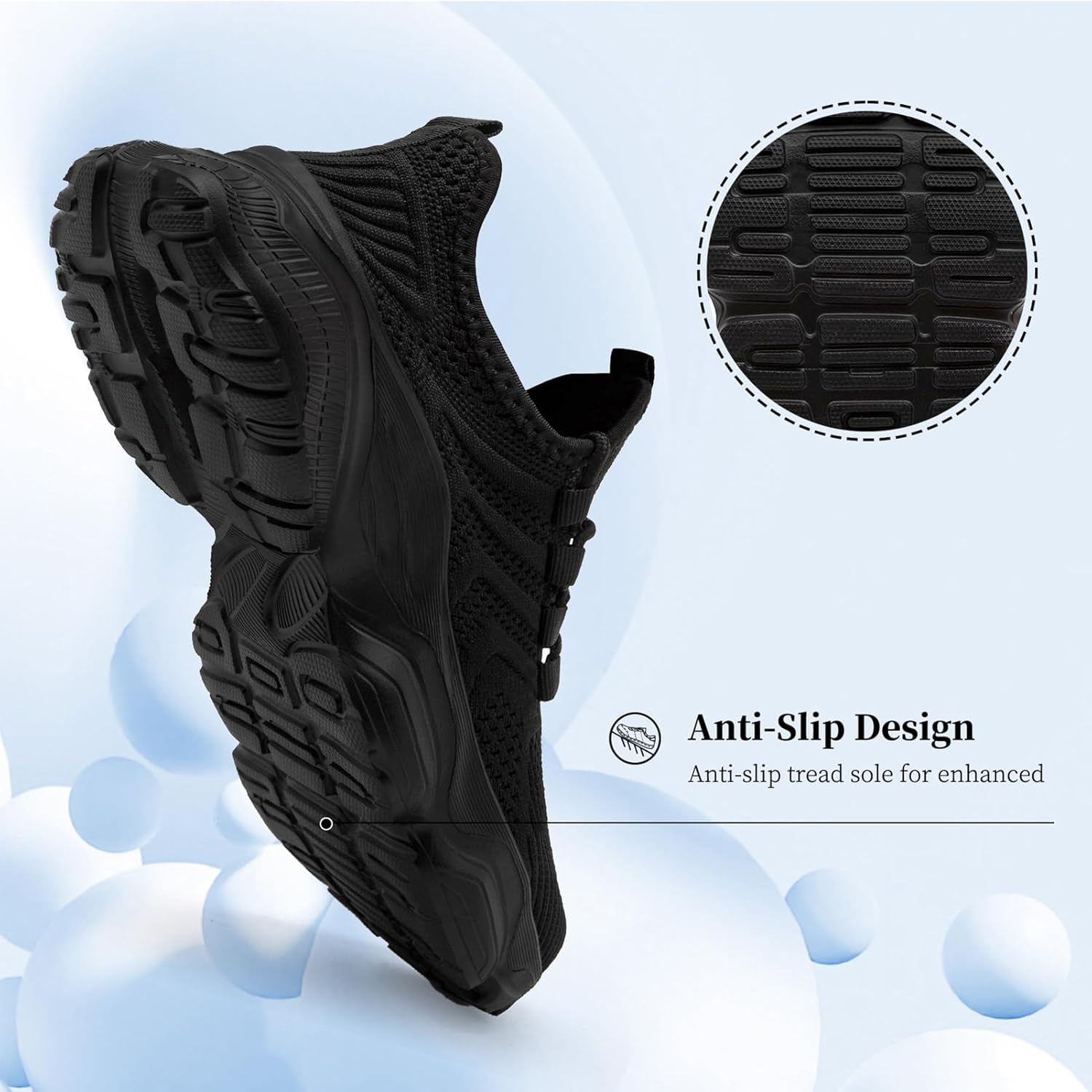 Platform Sneakers for Women Tennis Running Slip on Shoes Walking Gym Athletic Non Slip Workout Chunky Ladies Shoe