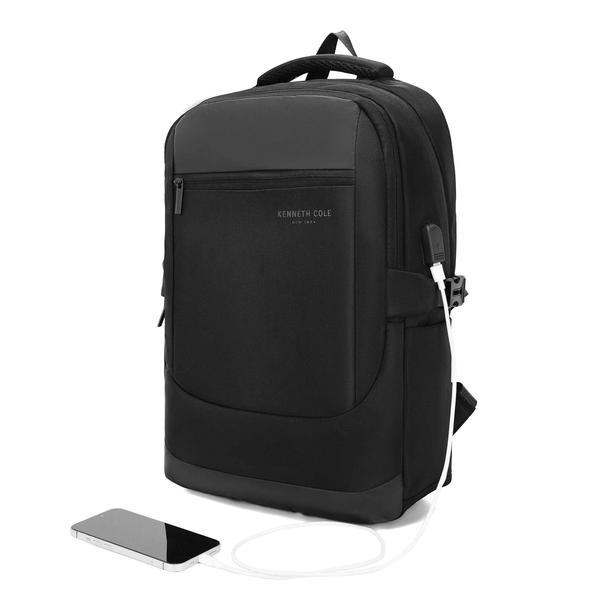 Unisex Laptop Backpack, Stylish & Modern Design Business Bag with A Unique Usb Charging Port Feature-image-16