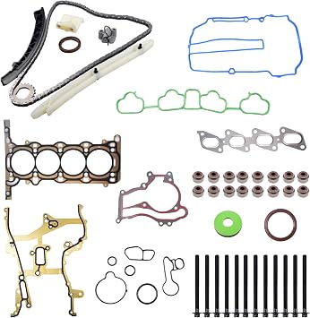 Timing Chain Kit with Head Gasket & Bolts for 2011-2016 Chevy Cruze Sonic Trax for Buick Encore 1.4L Turbo Complete Engine Repair Set OE Replacement HS26540PT-1