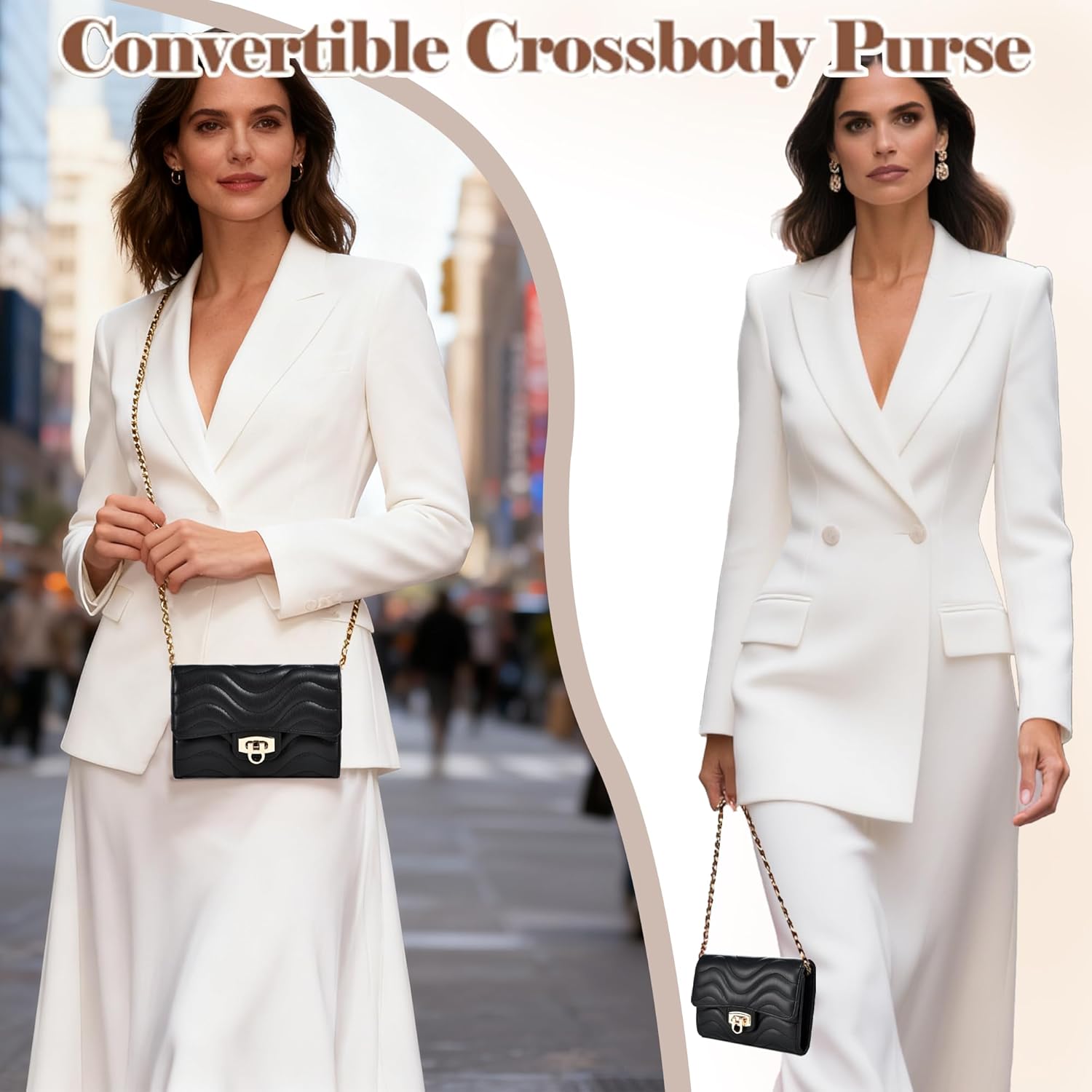 Stylish Small Crossbody Bag for women - Compact Phone Bag & Wallet, Lightweight & Perfect for Work, Travel, or Casual Outings - Image 3