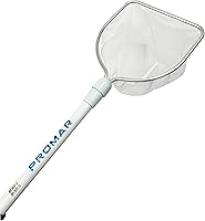 Promar LN-411 Deluxe Bait Well Net: 8x9 Inch Hoop, 20 Inch Floating Handle, ProTec Ace Nylon Mesh for Fishing