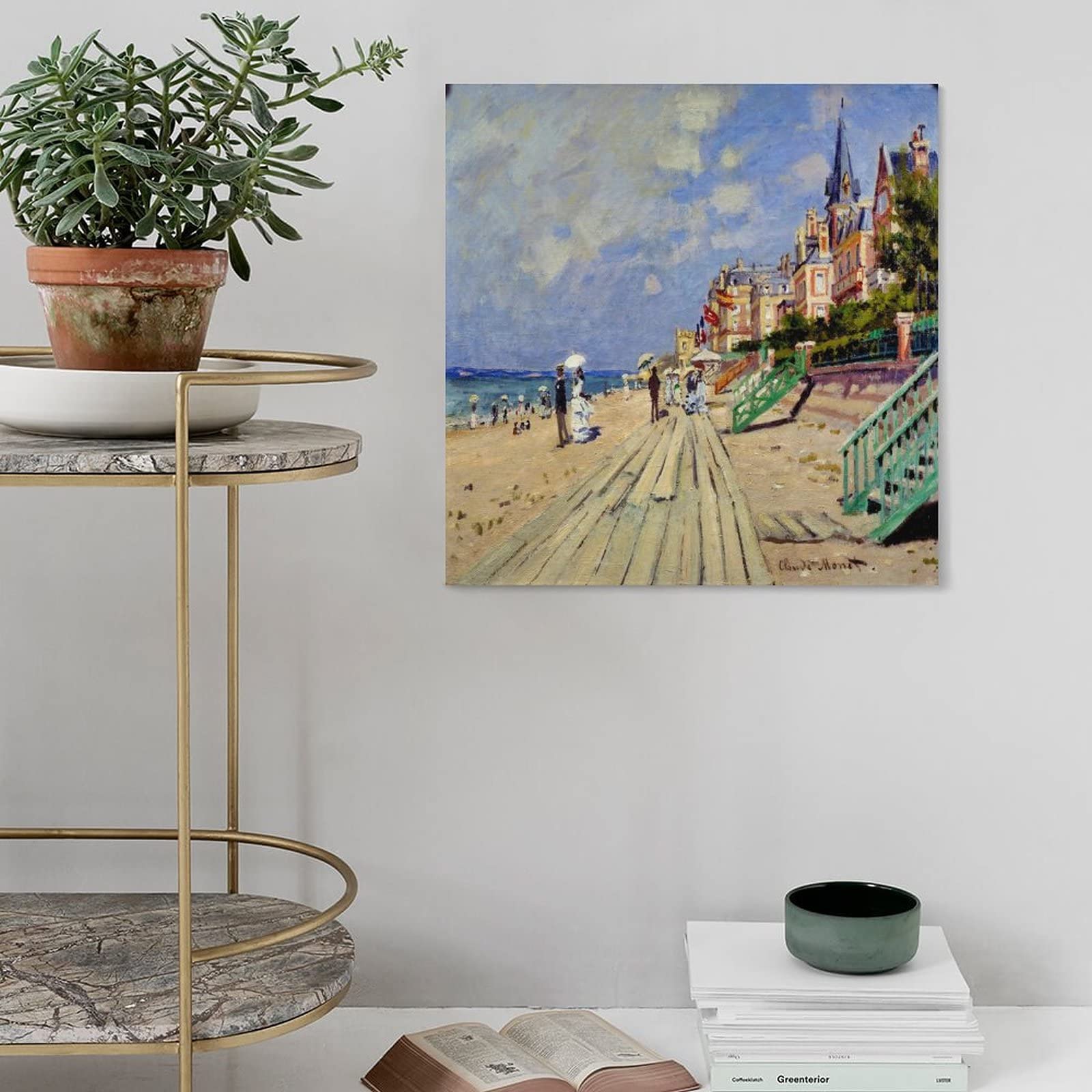 クロード・モネ、Claude Monet、トルーヴィルの海岸