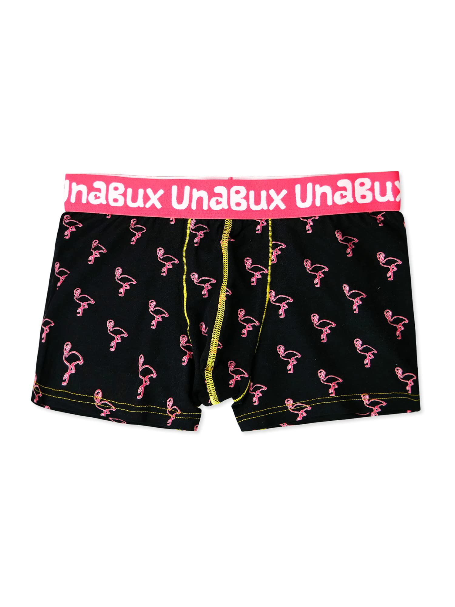 Generisch UnaBux bokserki męskie, zestaw 2 sztuk, James Flamingo / Five Fingers - Five Fingers - rozmiar S, czarny, S