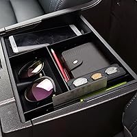 Vista 5 de Compatible con accesorios Toyota Tundra Organizador de bandeja de consola central para Tundra 2007-2020 2021, bandeja de almacenamiento secundario