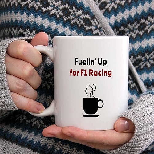 Miniatura 2 de Fuelin' Up for F1 Racing Taza de café – Taza de cerámica Car Racer, idea de regalo para hombres/mujeres/niños/niñas, cumpleaños, Navidad, regalo de