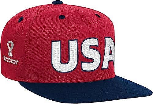 Miniatura 3 de Outerstuff Unisex Youth FIFA World Cup Contrast Country Flatbrim Hat