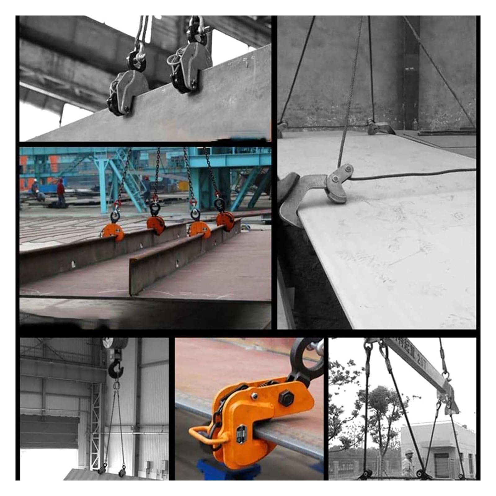 Hebeklemme Öffnung einstellbar 0-20 mm, Blechhebeklemme, Plattenhebeklemme