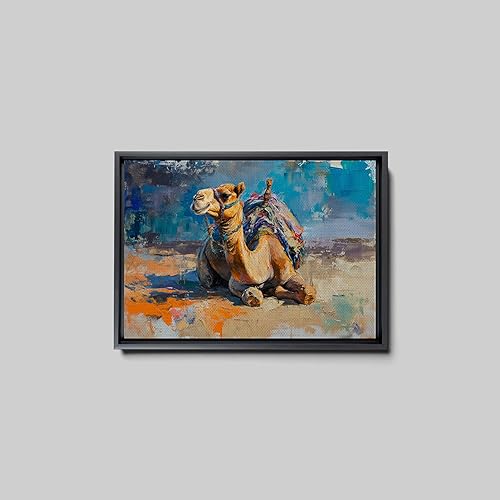 Miniatura 7 de Camel Art Print Camel Wall Art Camel in the Desert Print Domesticated Animal Wall Art camel in desert, Modern Home Decor, Canvas Wall Art, Canvas