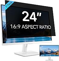 Vista 12 de Filtro de pantalla de privacidad de 32 pulgadas para monitor de computadora curvado para PC de escritorio de pantalla ancha 16:9