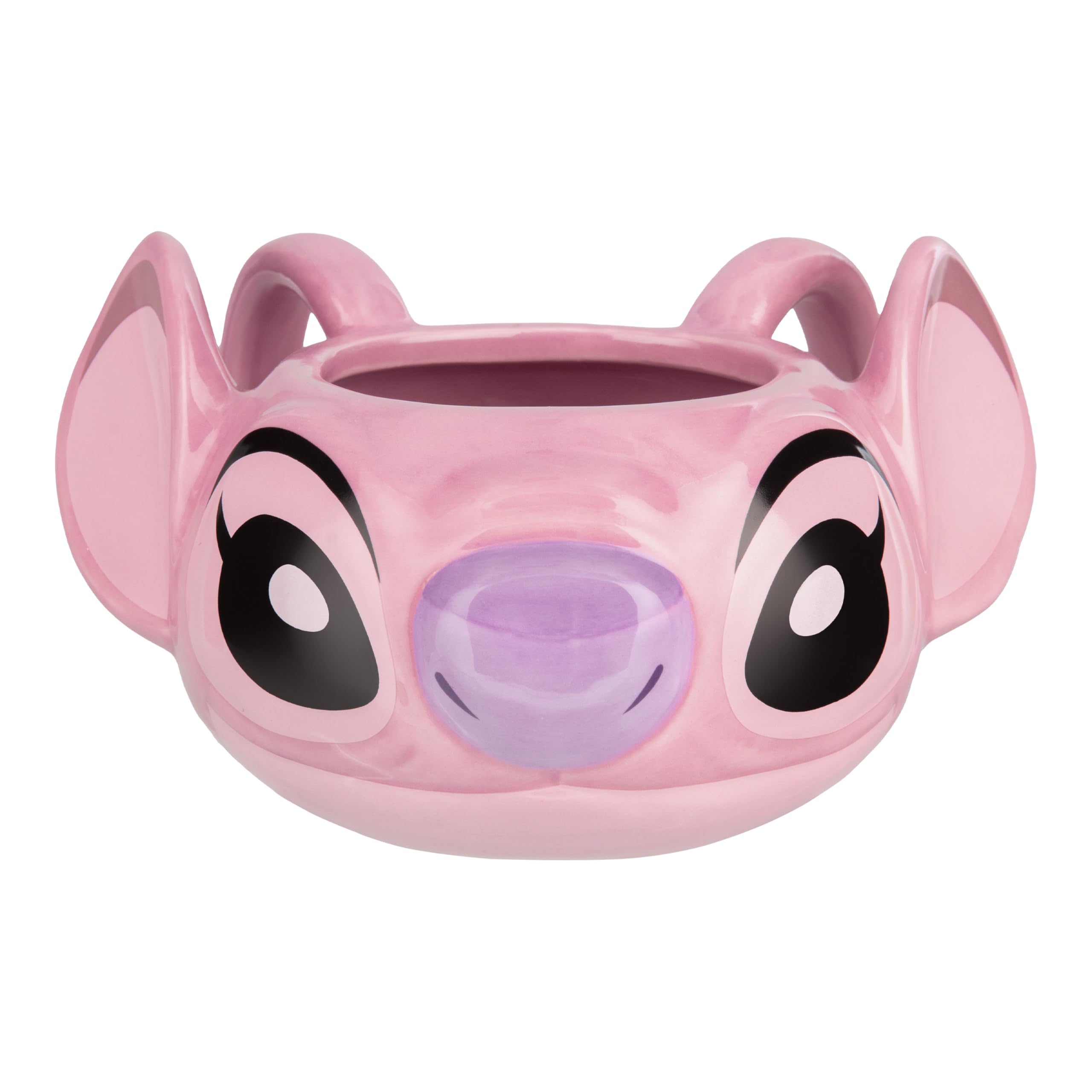 Paladone Disney Angel Shaped Ceramic Coffee Mug 450ml - Officially Licensed Lilo & Stitch Merchandise - 3D Novelty Drinkware for Hot Drinks, Tea, Hot Chocolate
