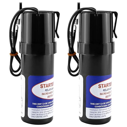 AMI PARTS SPP6 - Kit de arranque duro para condensador de arranque duro de 115 V a 288 VCA para unidades de aire acondicionado de 4,000 a 120,000