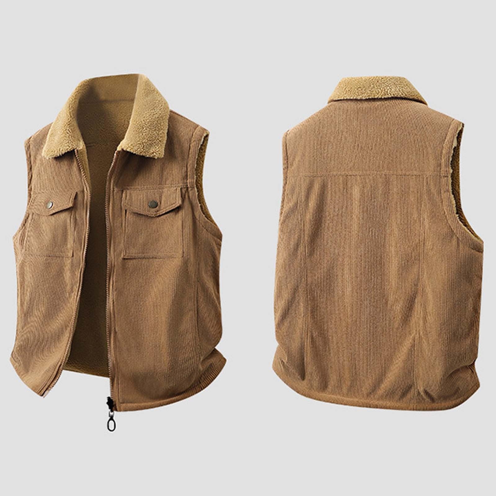 Genérico Chaleco Plumas Ligero Hombre,Abrigo Sin Mangas Talla Grande calentador de bodywarmer chaqueta térmica para correr Gilet Acolchado Ultraligero ajuste regular deportivo entretiempo