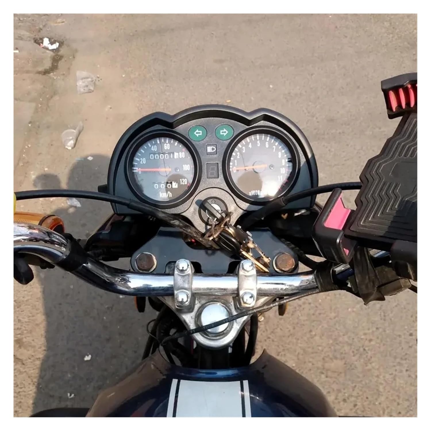 Motorcycle Speedometer Tachometer for Italika FT FT125 TS DT150 Motorcycle Digital Speedometer Gear Display Odometer Instrument Cluster Accessories