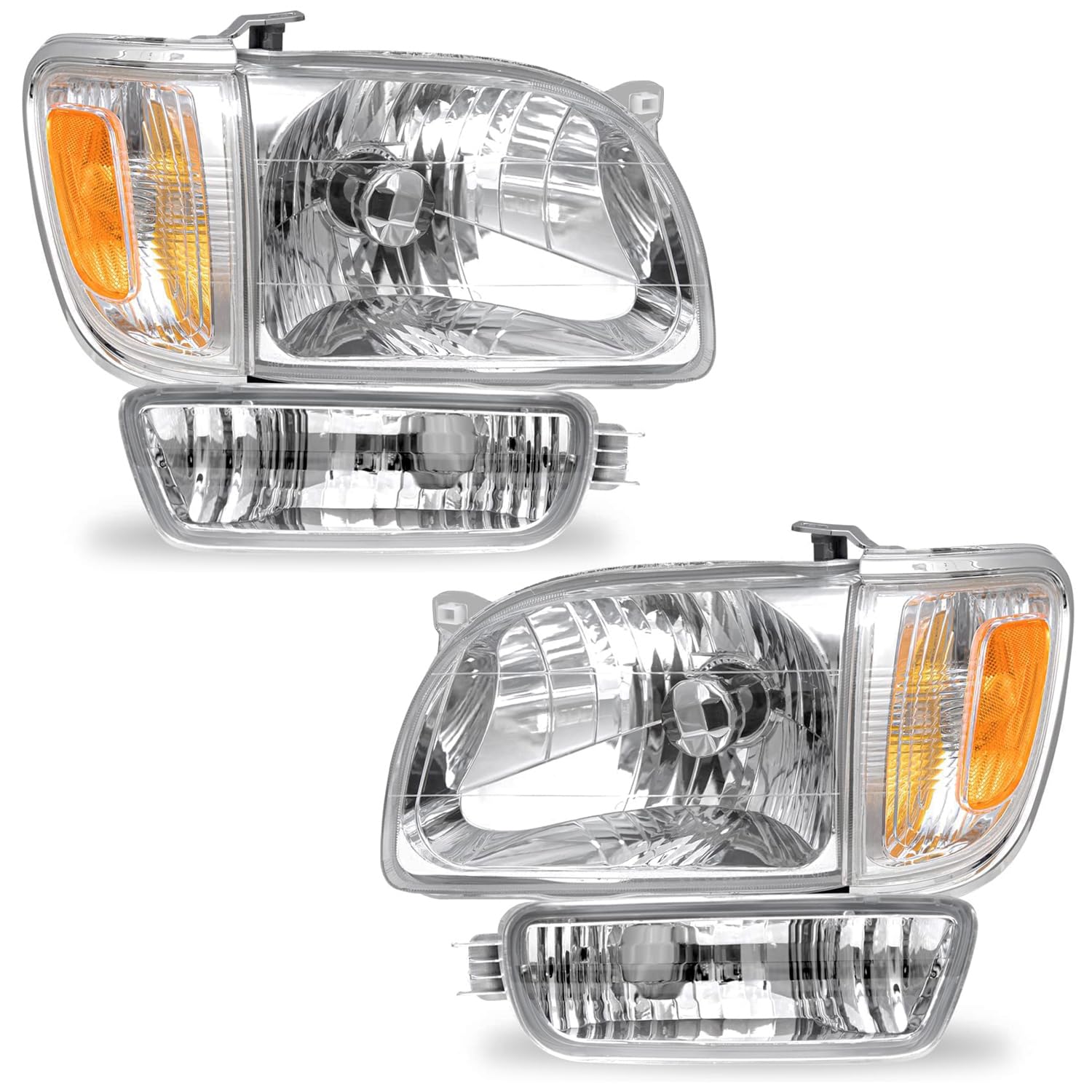 Amazon.co.jp: WEELMOTO 2001-2004 トヨタ タコマ ヘッドライト