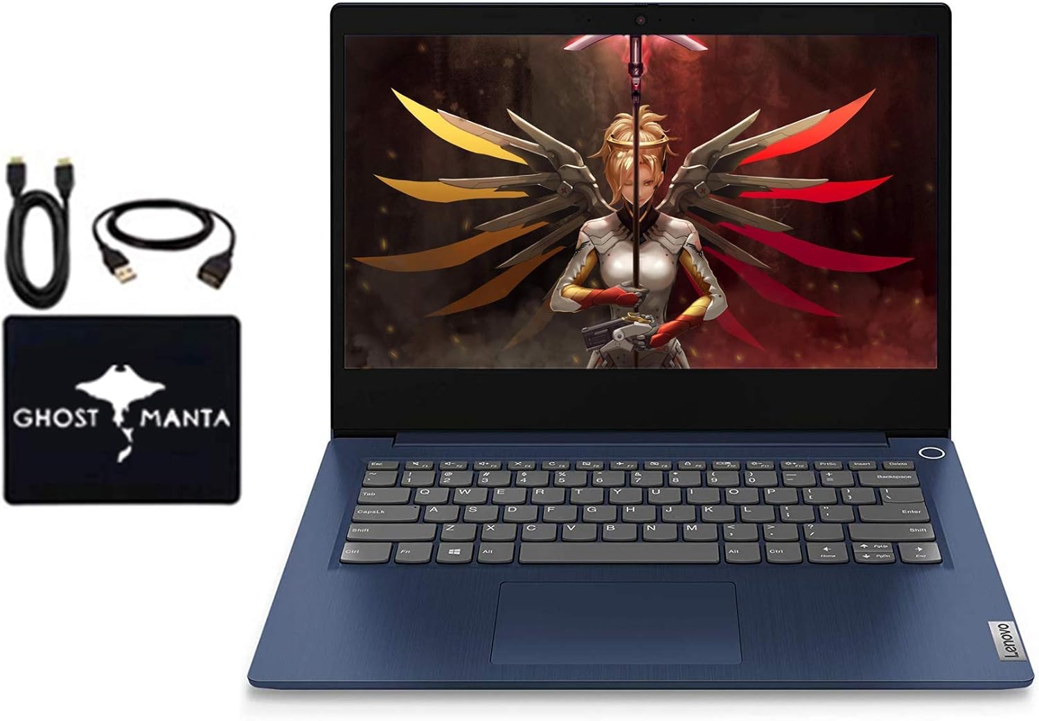 Cheap 2020 Newest Lenovo IdeaPad 14 FHD Business Laptop Computer, AMD Ryzen 5 3500U(Beat i7-8550U), AMD Radeon Vega 8, HDMI Bluetooth, Windows 10 w/Ghost Manta Accessories (8GB RAM | 256GB SSD)