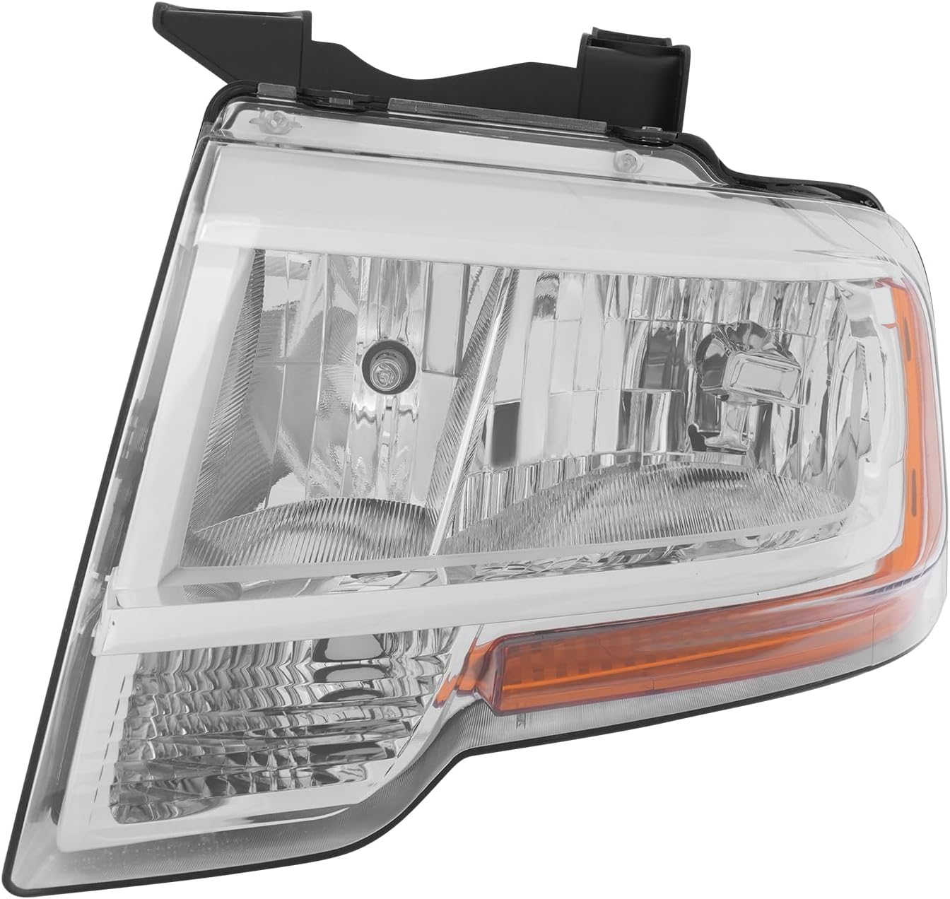 Halogen Headlight Assembly Fit for 2015 2016 2017 Ford Expedition w/Bulb, Front Headlamp Replacement FL1Z13008G, FO2503346, FL1Z13008H, FO2502346 (Driver Side)
