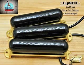 G.M. LipStiX Strat Sized Magnet Lipstick Pickup Set, Black