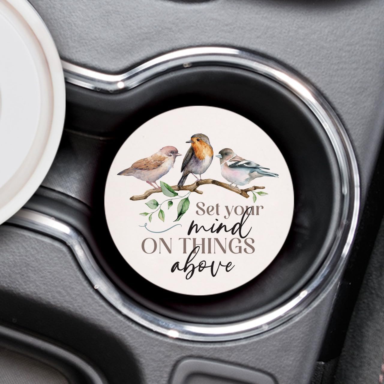 Set Your Mind On Things Above Car Coaster (Loose)