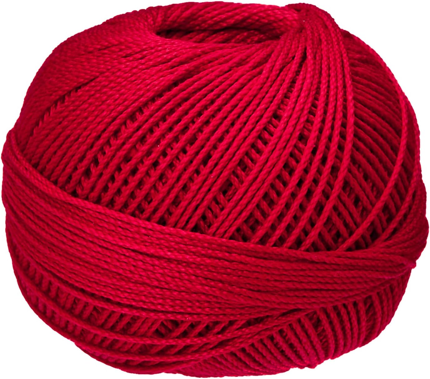 Lizbeth Handy Hands Egyptian Cotton Crochet Thread, Tatting Thread, and Knitting Thread Size 3 (50 Grams 120 Yards) – HH03671, Christmas Red