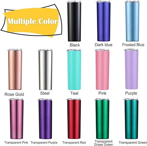 Miniatura 2 de Vasos delgados personalizados con tapas y pajitas, vaso delgado de acero inoxidable grabado con láser, vasos personalizados con nombre de 20 onzas,