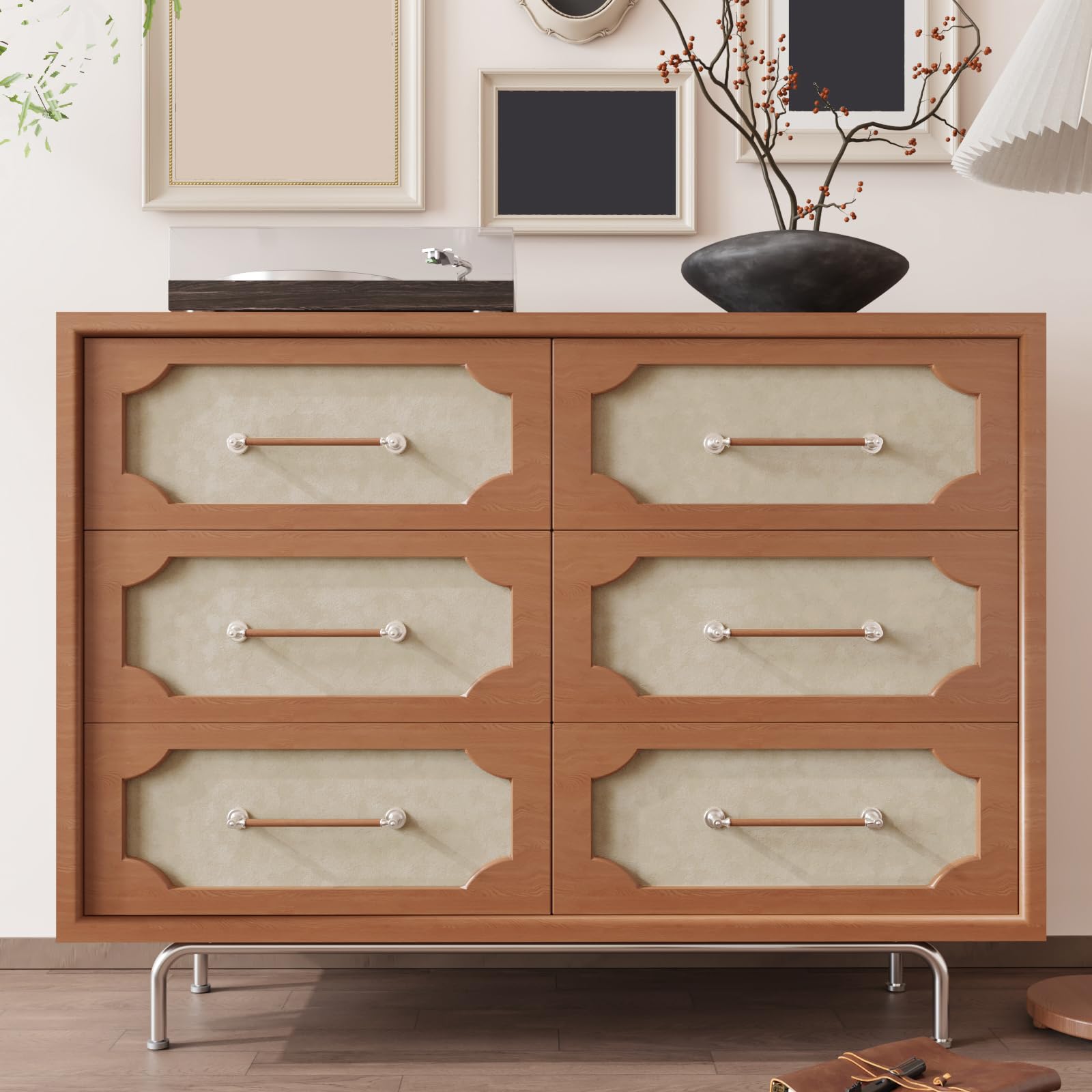 CRE8TIVE Carta da parati in feltro beige, 30 cm x 900 cm, motivo floreale, in velluto, stacca e attacca, per camera da letto, portagioie, rimovibile, in vinile, per mobili, armadi, carta da contatto