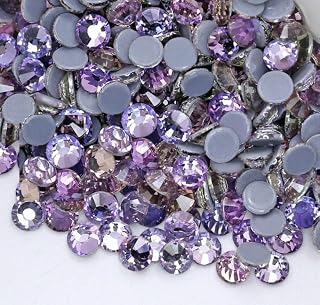 Brillabenny HOTFIX Rhinestone - Vestido decorativo (SS16/4 mm), color lila