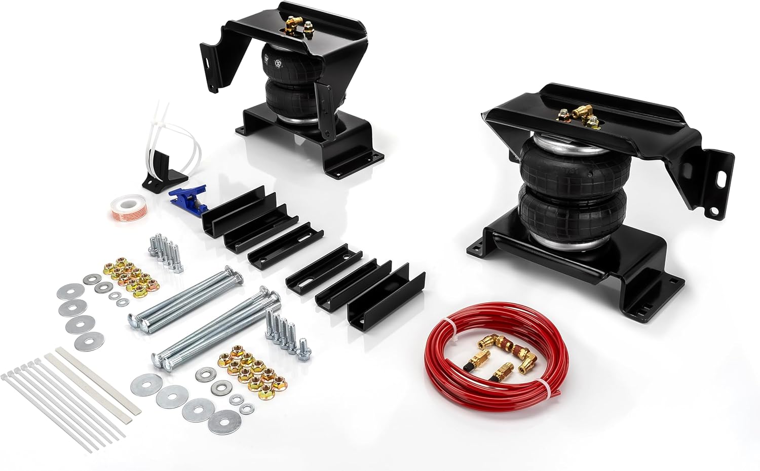 6,000 Lbs Rear Air Bags Suspension Kit for 1996-2023 Ford E450 Class C Motorhome/Cutaway (Cab-Chassis only) Truck Towing, Replacement for Firestone 2153 Ride Rite Airbags for Trucks Rear Suspension