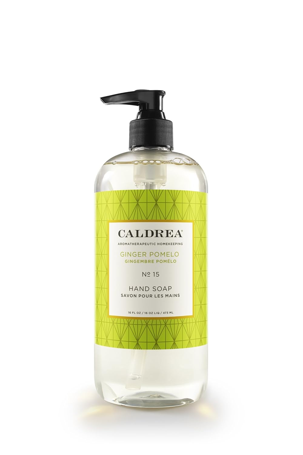 Caldrea Hand Soap Liquid, Ginger Pomelo, 16 Ounce Bottle