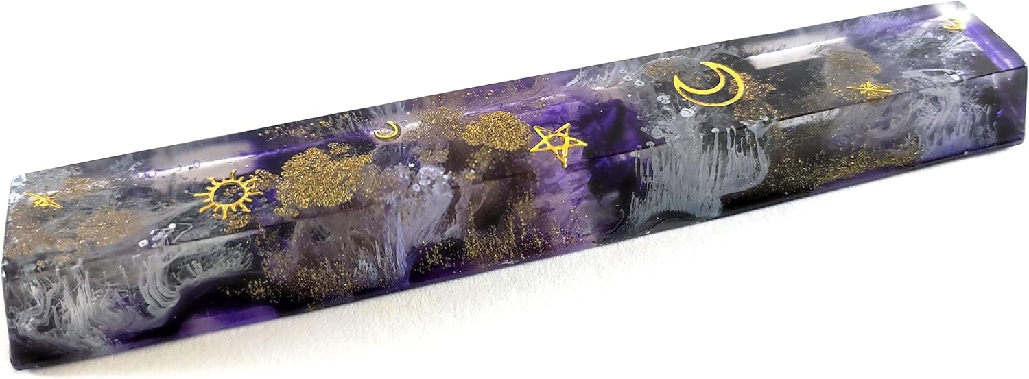Custom Artisan Purple Galaxy Spacebar Keycap 6.25U (OEM) for RGB Cherry MX Gaming Mechanical Keyboards