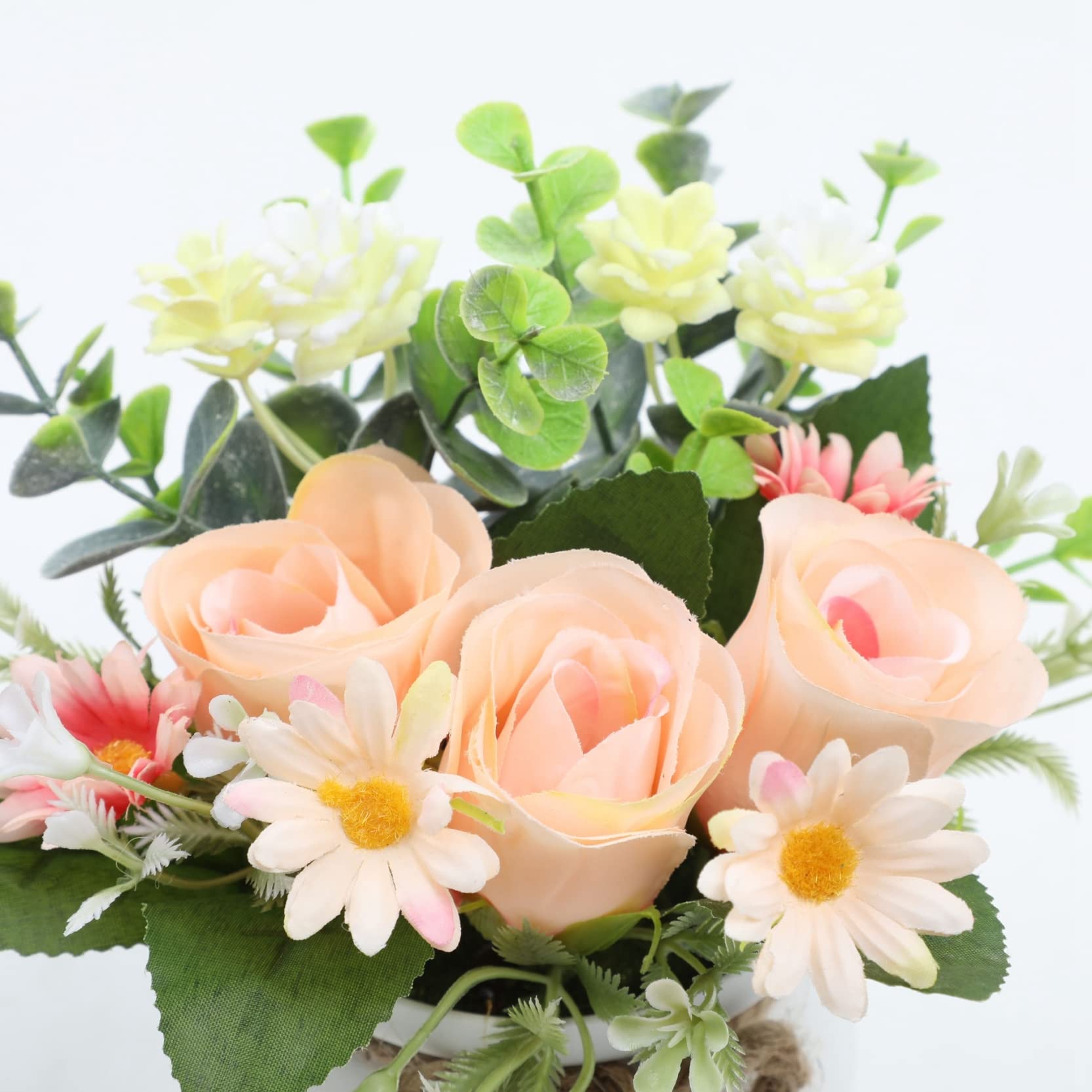 アートフラワー 薔薇 ブーケ 蕾 アレンジメント 置物 インテリア 造花