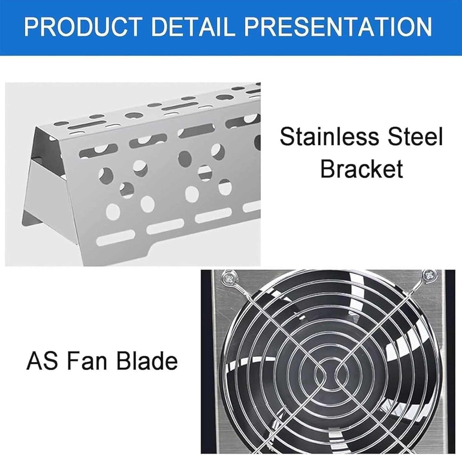 30W Commercial Waffle Cooler Fan with Smart Sensor, Automatic Stainless Steel Cooling System for Egg Puffs, Pastries & Desserts, Ideal for Food Courts, Snack Shops, Cafes