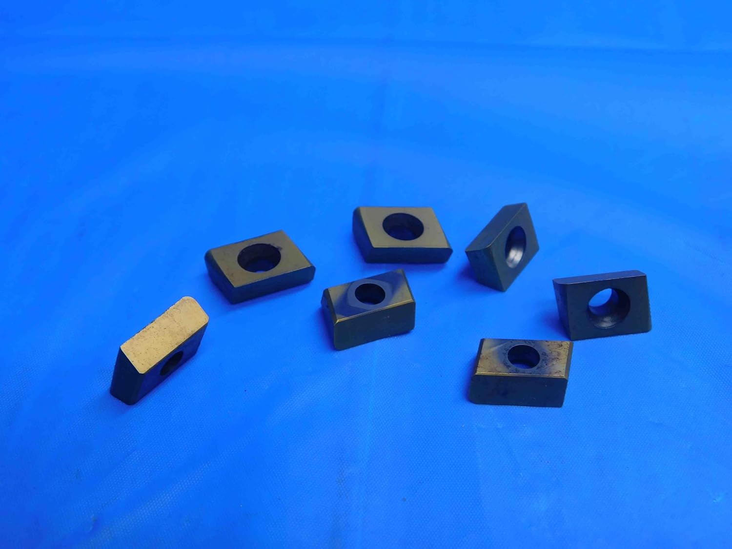 7pcs New Ingersoll CDE323R022 IN2530 TiN Coated Carbide MILLING Inserts - AJ0950RDT