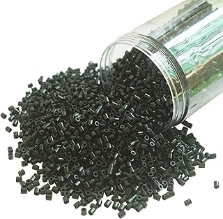 Black Fuse Beads 6000 Pieces Melty Beads 5mm Iron Beads Compatible Perler Beads Hama Beads